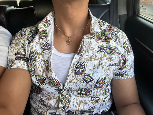 Collier Médaille Antique Unisexe | Collier Chic & Minimaliste | Brillante Élégance