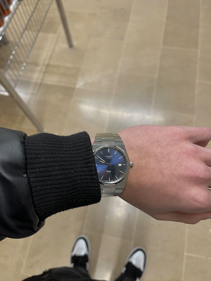 Tissot PRX Blue Dial Stainless Steel Watch | Luxury Men's Watch