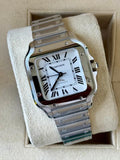 Cartier Santos de Cartier – Cadran Blanc, Automatique, L’Élégance Iconique