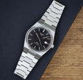 Tissot PRX Quartz – Cadran Noir, Design Iconique en Acier Inoxydable
