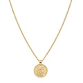 Collier Médaille Antique Unisexe | Collier Chic & Minimaliste | Brillante Élégance